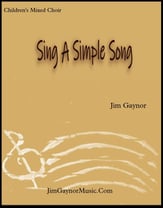 Sing A Simple Song Unison/Mixed choral sheet music cover